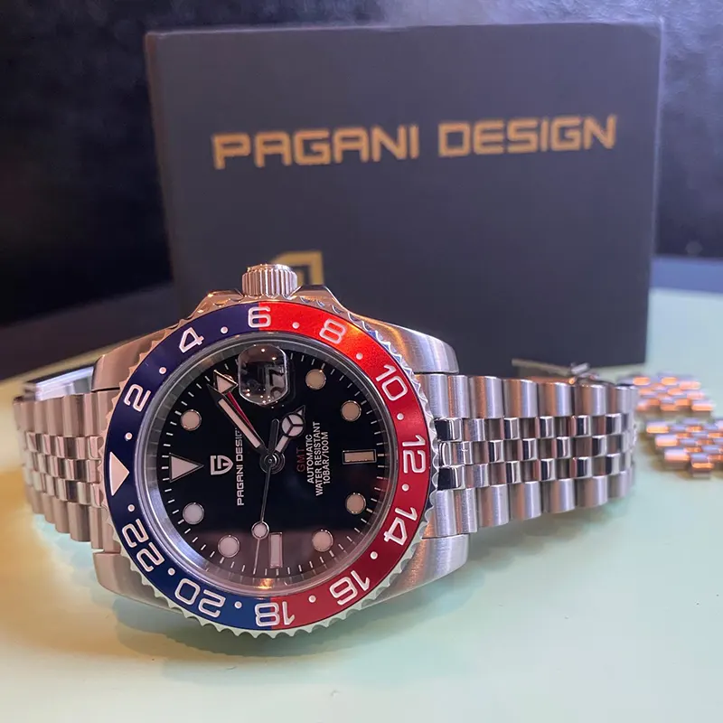 Pagani Design GMT-Master Pepsi Automatic Men's Watch- PD-1662